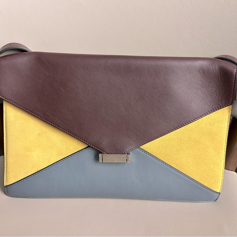 Celine diamond clutch with detachable strap